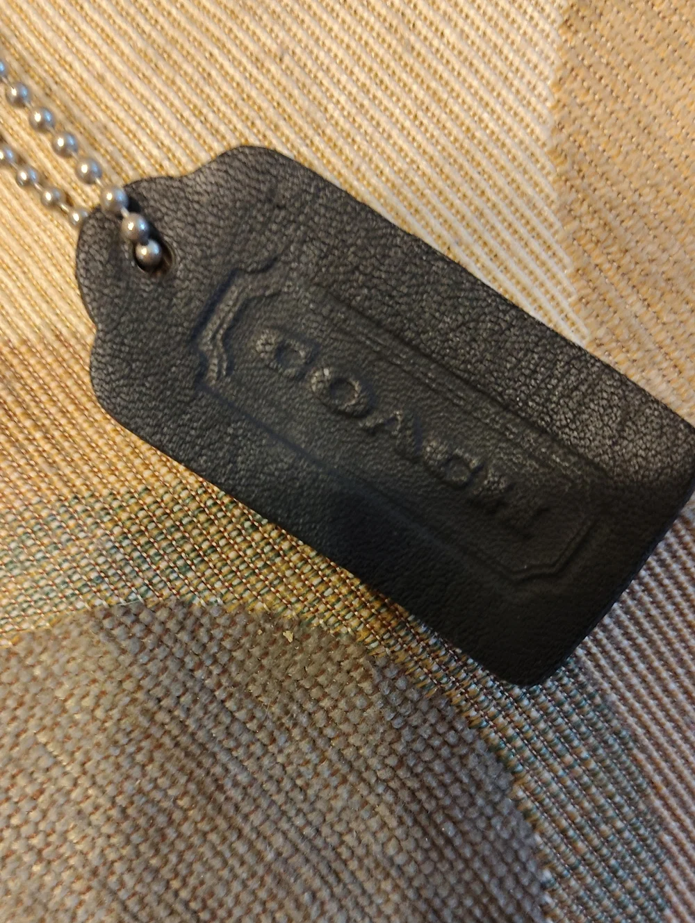 VINTAGE COACH GENUINE  LEATHER BELT BLACK L